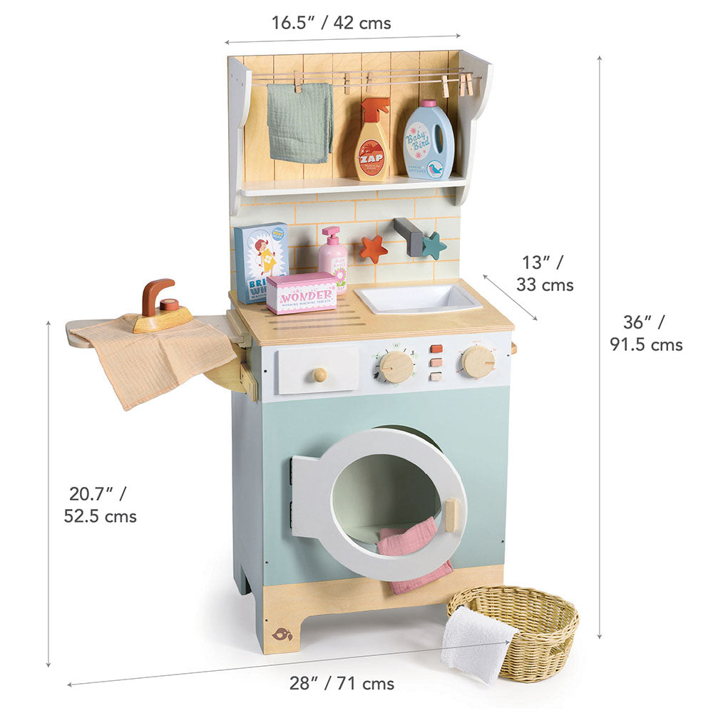Fa mosógép kiegészítőkkal / Laundrette