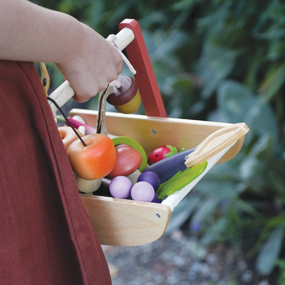 Ehető vadnövény gyüjtögető kosár / Wild Wood Foraging Trug