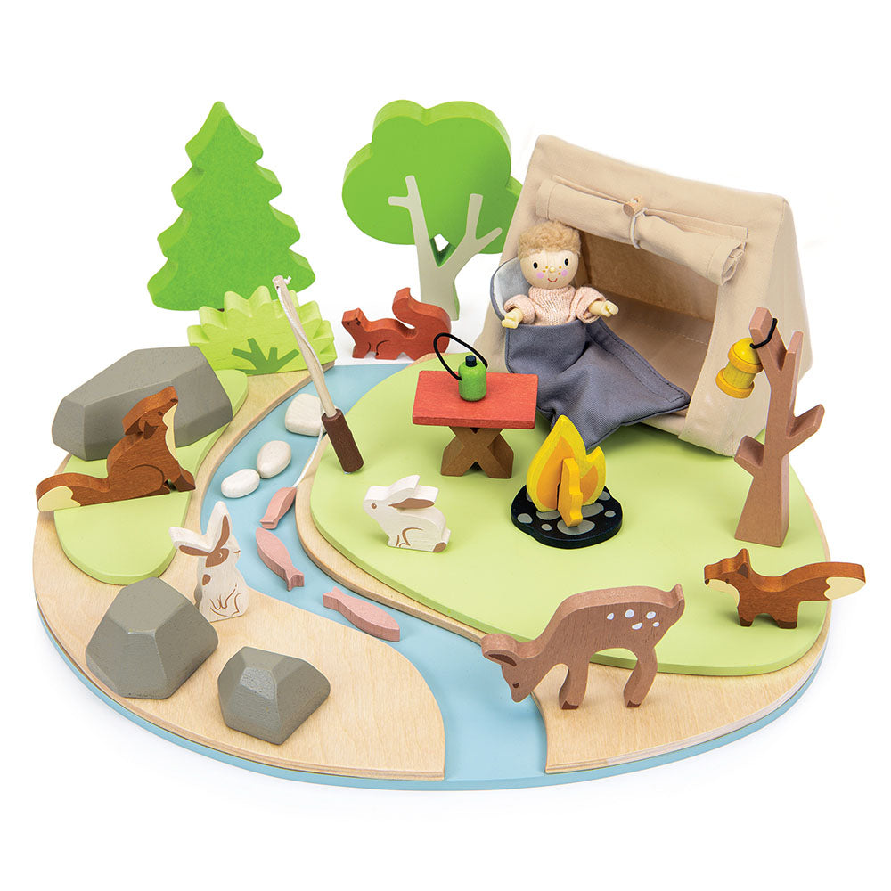 Kemping a vadonban / Wildlife Camping Playset