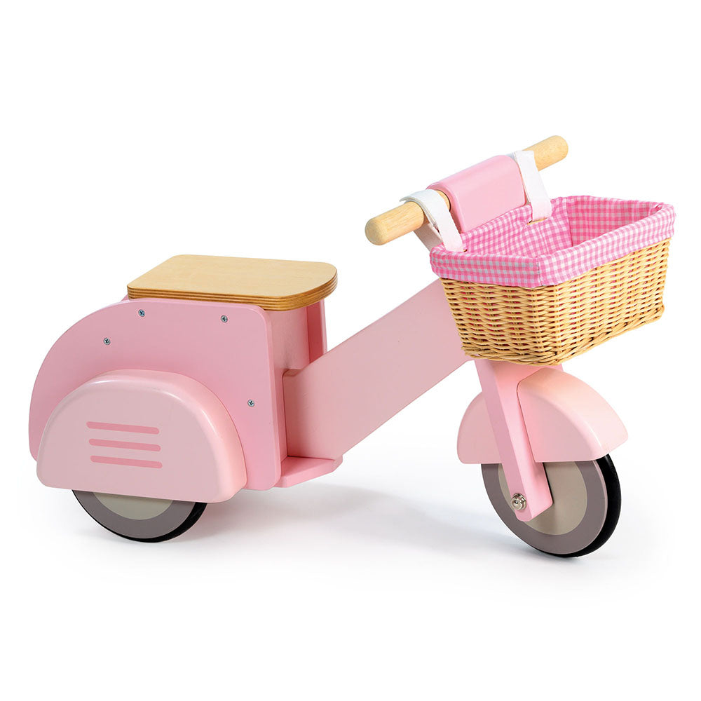 Robogó kosárral – rózsaszín / Scooter with basket