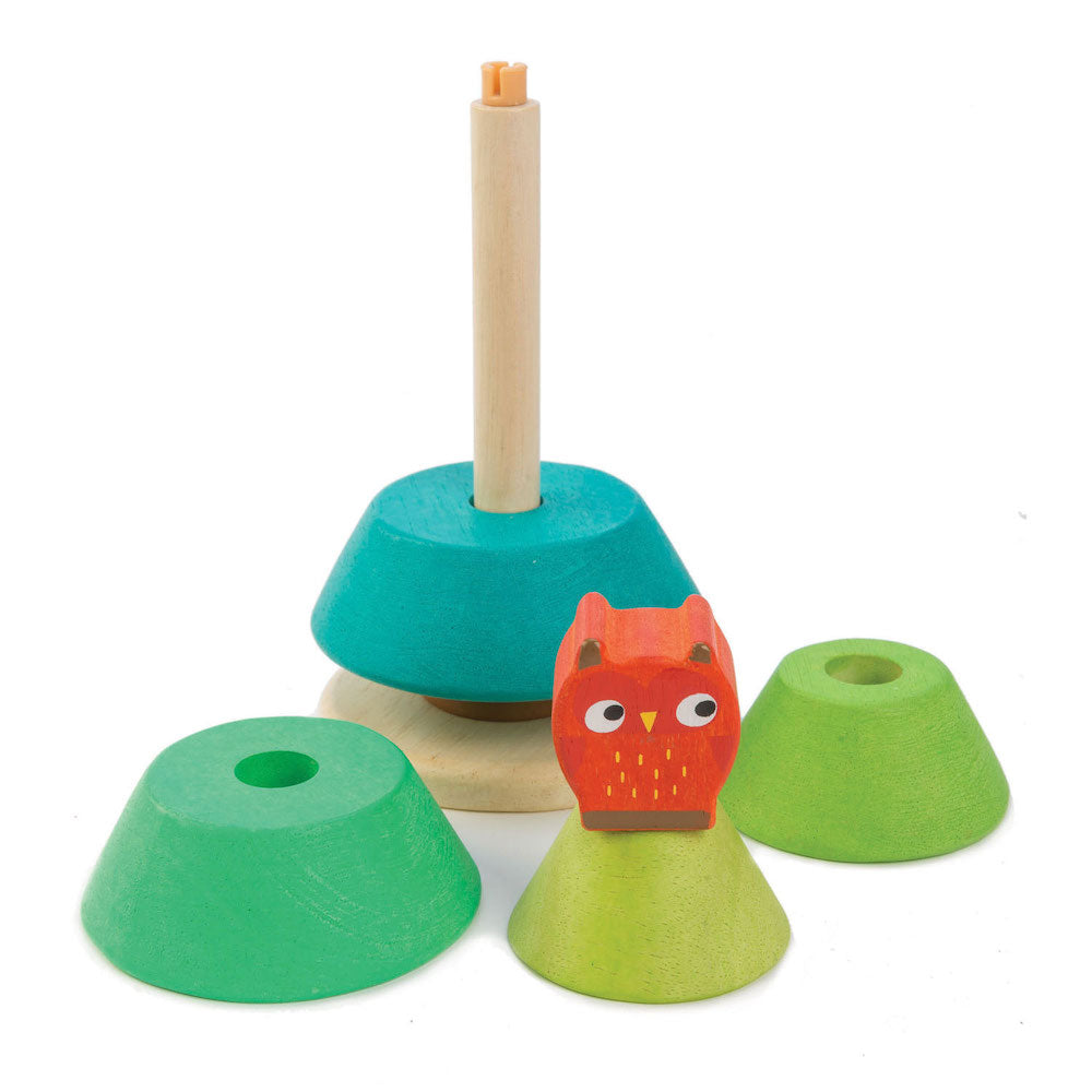 Montessori karácsonyfa torony - Tender Leaf Fajátékok