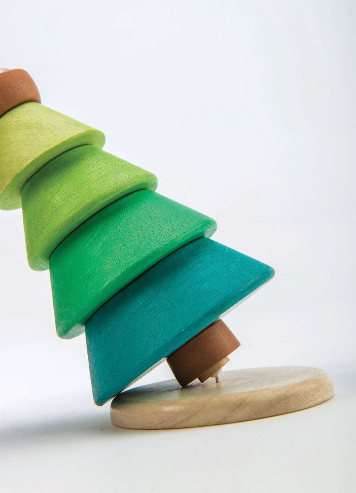 Montessori karácsonyfa torony - Tender Leaf Fajátékok