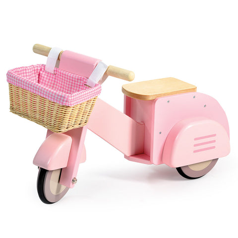 Robogó kosárral – rózsaszín / Scooter with basket