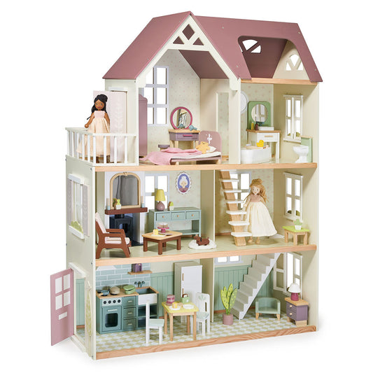 Mulberry Mansion - Óriás babaház bútorokkal (103cm)