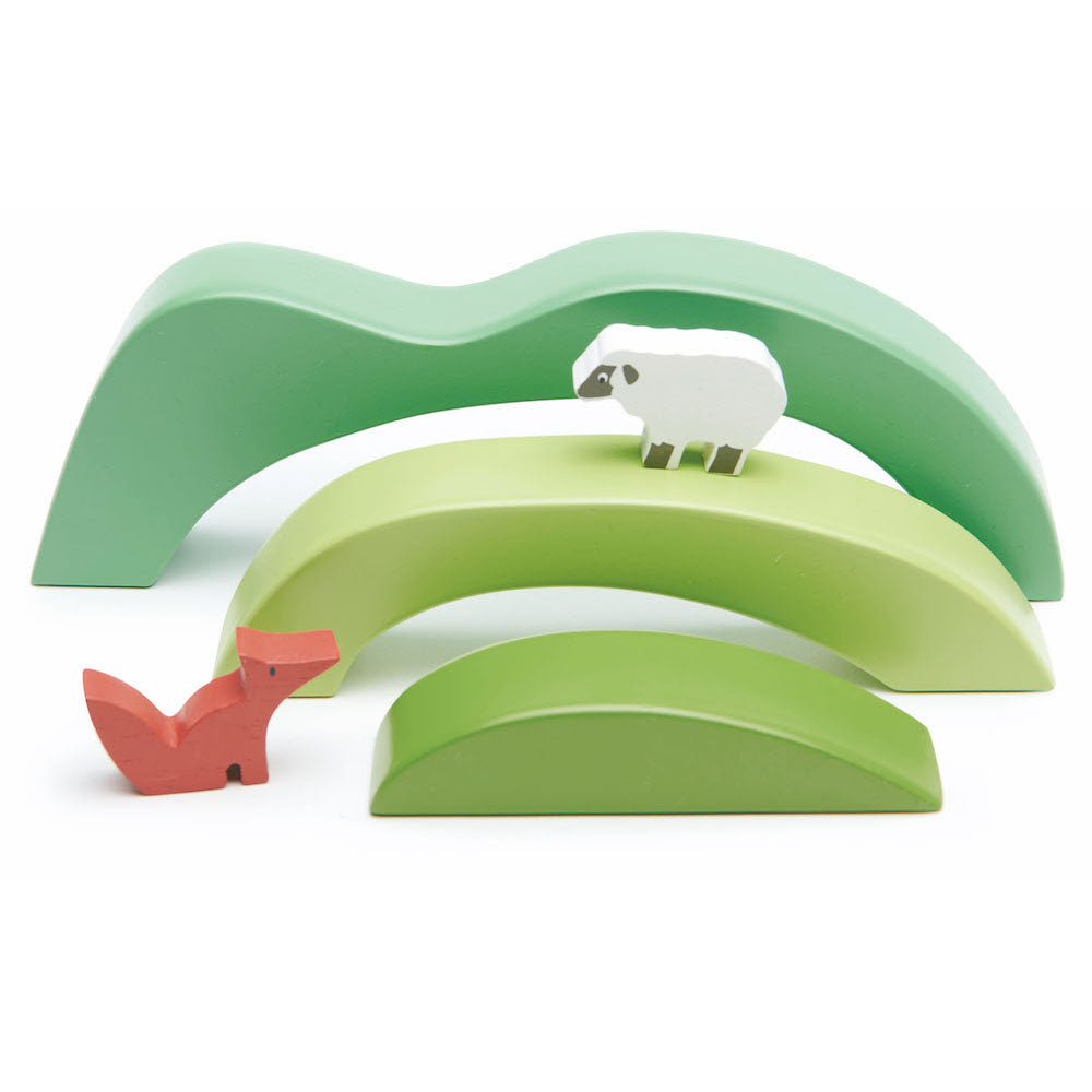 Dombok báránykával és rókával - Tender Leaf Fajátékok